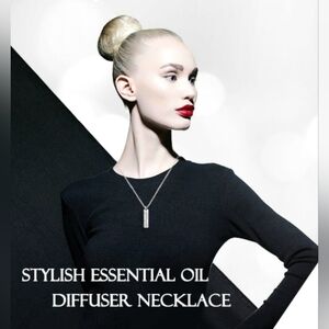 Steel Aroma Necklace/Car diffuser 24 Inch